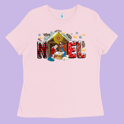 Noel Ladies Tee Designed By Cowhidedigitalart