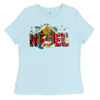 Baby Blue Noel Ladies Tee - CowhideDigitalArt