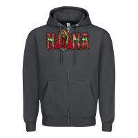 Smoke nana floral aztec leopard Zipper Hoodie - Jasminsmagicworld