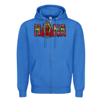True Royal nana floral aztec leopard Zipper Hoodie - Jasminsmagicworld