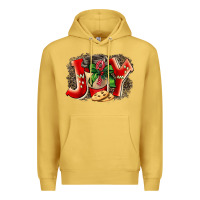 Antique Gold christmas joy coffee Premium Hoodie - BarkalooDesign
