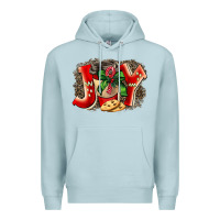 Blue Mist christmas joy coffee Premium Hoodie - BarkalooDesign