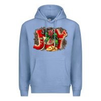 Colony Blue christmas joy coffee Premium Hoodie - BarkalooDesign