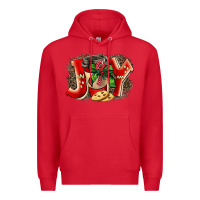 Red christmas joy coffee Premium Hoodie - BarkalooDesign