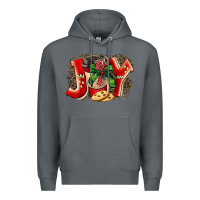 Rock christmas joy coffee Premium Hoodie - BarkalooDesign