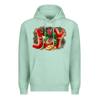 Seafoam christmas joy coffee Premium Hoodie - BarkalooDesign