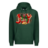 Sports Green christmas joy coffee Premium Hoodie - BarkalooDesign