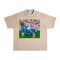 French Oak happy easter truck Urban Heavy Tee - CowhideDigitalArt