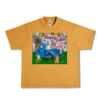 Peanut Butter happy easter truck Urban Heavy Tee - CowhideDigitalArt