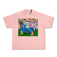 Salmon happy easter truck Urban Heavy Tee - CowhideDigitalArt