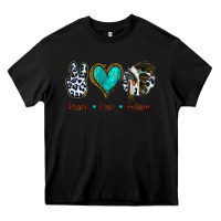 Black Peace Love Indians Heavy Core Tee - Jasminsmagicworld