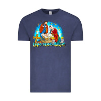 Vintage Denim Love Came Down Vintage Tee - CowhideDigitalArt