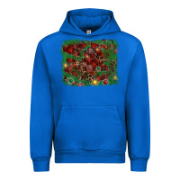Cobalt christmas background Urban Hoodie - RanaPortraitStore