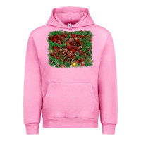 Fuchsia Pink christmas background Urban Hoodie - RanaPortraitStore