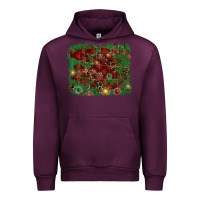 Mauve Wine christmas background Urban Hoodie - RanaPortraitStore