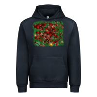 Navy christmas background Urban Hoodie - RanaPortraitStore