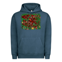 Pigment Midnight Navy christmas background Urban Hoodie - RanaPortraitStore
