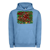 Pigment Pebble Blue christmas background Urban Hoodie - RanaPortraitStore