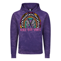 Cloud Purple race day vibes rainbow Vintage Hoodie - Artiststas