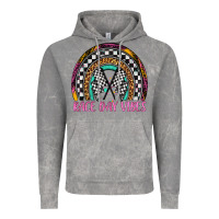 Cloud Rock race day vibes rainbow Vintage Hoodie - Artiststas