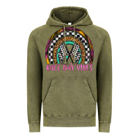Vintage Olive race day vibes rainbow Vintage Hoodie - Artiststas