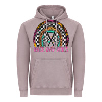 Race Day Vibes Rainbow Vintage Hoodie | Teevron