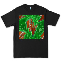Black american football thunder Premium Tee - BundleAndBundleShop