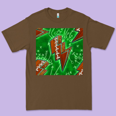 American Football Thunder Premium Tee Designed By Bundleandbundleshop