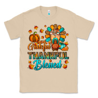 Mushroom Grateful Thankful Blessed Thanksgiving Cold Drink Classic Tee - FaDigitalArtStudio