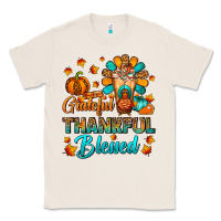 Natural Grateful Thankful Blessed Thanksgiving Cold Drink Classic Tee - FaDigitalArtStudio