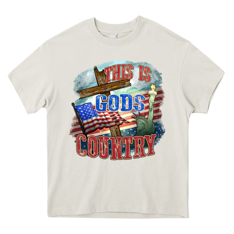 This Is Gods Country Heavy Core Tee by FaDigitalArtStudio | Teevron