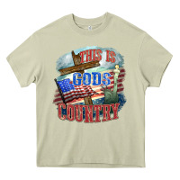 Mossy This is gods country Heavy Core Tee - FaDigitalArtStudio