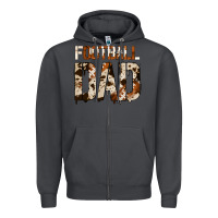 Smoke no background american football dad Zipper Hoodie - Jasminsmagicworld