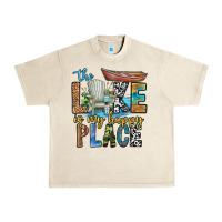 Sandshell the lakes my happy place Urban Heavy Tee - CowhideDigitalArt