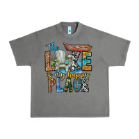 Tornado the lakes my happy place Urban Heavy Tee - CowhideDigitalArt