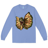Colony Blue dilophosaurus face Long Sleeve Tee - LillyAllenDesigns