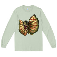 Matcha dilophosaurus face Long Sleeve Tee - LillyAllenDesigns