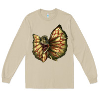 Mushroom dilophosaurus face Long Sleeve Tee - LillyAllenDesigns