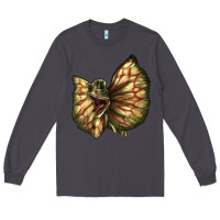 Smoke dilophosaurus face Long Sleeve Tee - LillyAllenDesigns