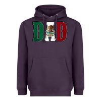 Plum Mexican Flag Dad Heavyweight Hoodie - Jasminsmagicworld