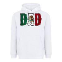 White Mexican Flag Dad Heavyweight Hoodie - Jasminsmagicworld
