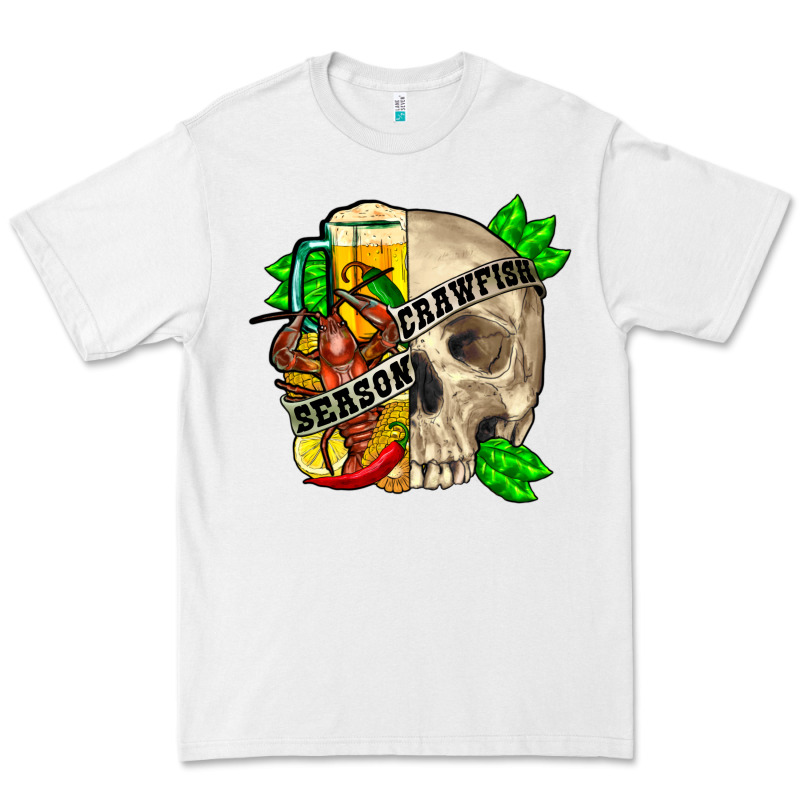 Skull Crawfish Season Premium Tee by FaDigitalArtStudio | Teevron