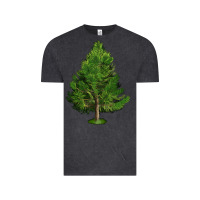 Vintage Black White Pine Tree Illustrations Vintage Tee - LillyAllenDesigns