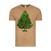 Vintage Camel White Pine Tree Illustrations Vintage Tee - LillyAllenDesigns