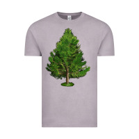 Vintage Zinc White Pine Tree Illustrations Vintage Tee - LillyAllenDesigns