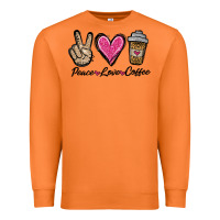 Carrot peace love coffee Premium Sweatshirt - Jasminsmagicworld
