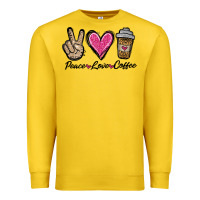Lemon peace love coffee Premium Sweatshirt - Jasminsmagicworld