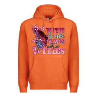 Carrot with brave wings she flies Premium Hoodie - BarkalooDesign