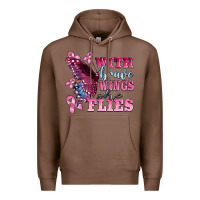 Chestnut with brave wings she flies Premium Hoodie - BarkalooDesign