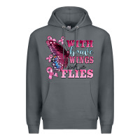 Rock with brave wings she flies Premium Hoodie - BarkalooDesign